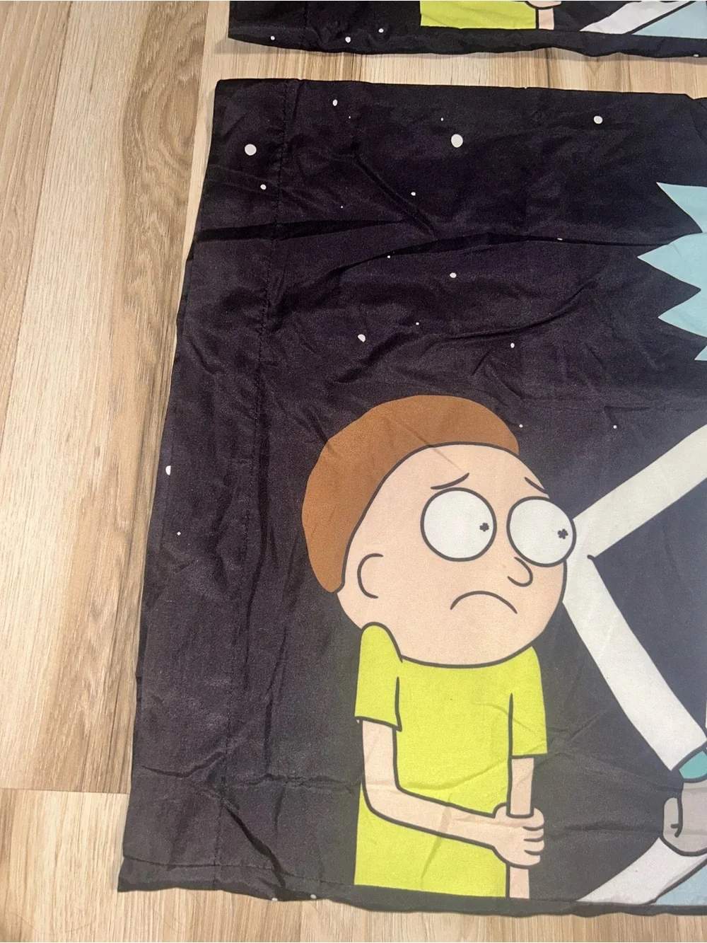 Rick and Morty Black Cartoon Pillowcase Set - 2-Piece
